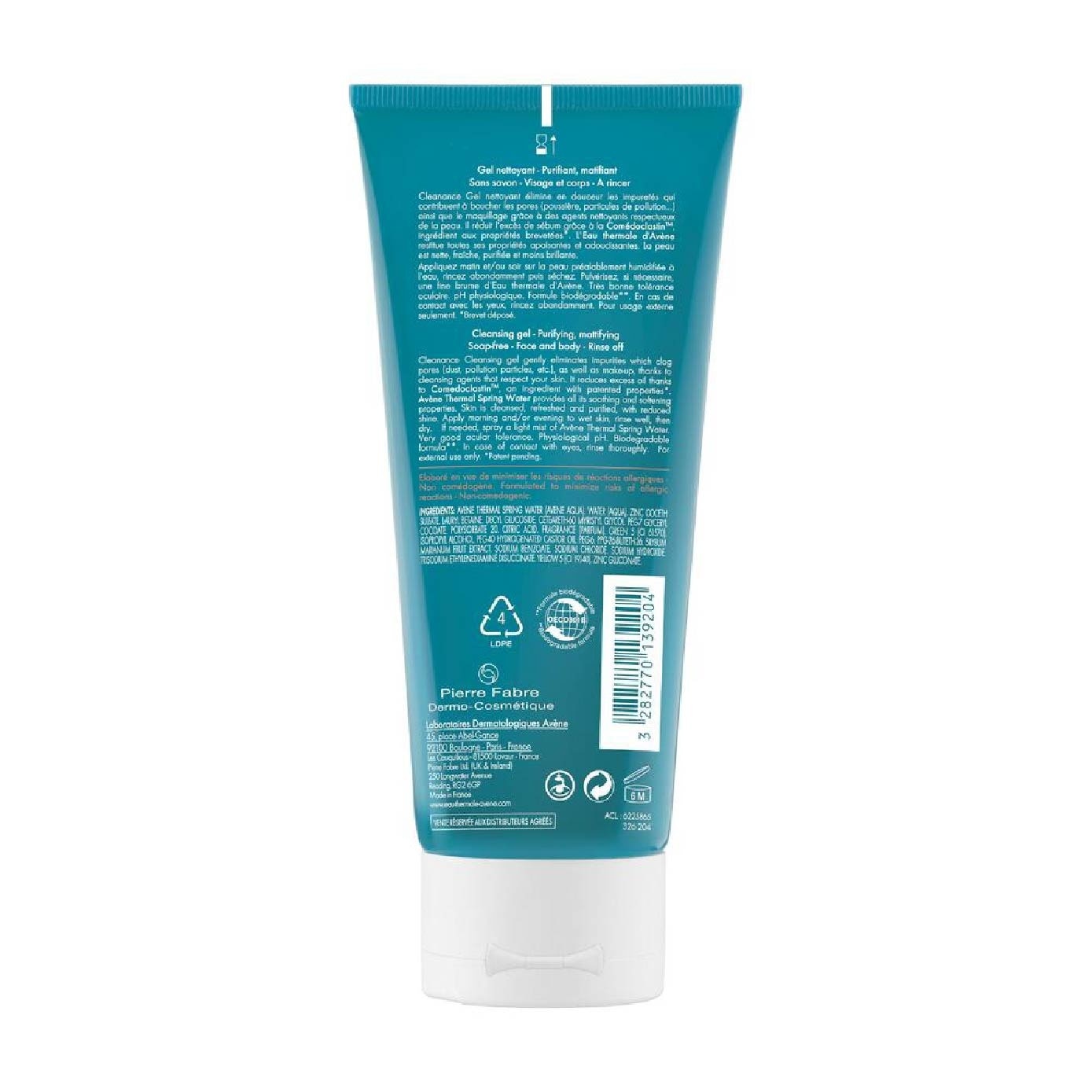 Eau Thermale  Cleanance Soapless Cleanser 200ml