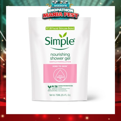 SIMPLE - Kind To Skin (Kts) Nourishing Shower Gel Refill 750ml