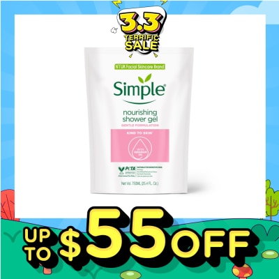 SIMPLE Kind To Skin (Kts) Nourishing Shower Gel Refill 750ml