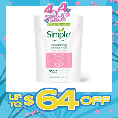 SIMPLE - Kind To Skin (Kts) Nourishing Shower Gel Refill 750ml