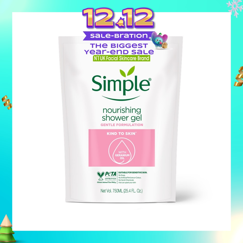 Kind To Skin (Kts) Nourishing Shower Gel Refill 750ml