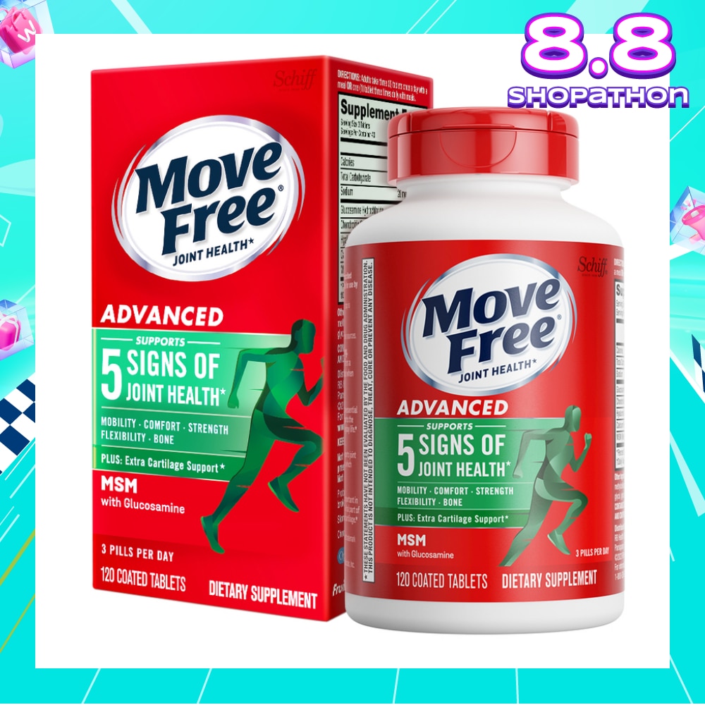 Advanced Plus Msm + Glucosamine And Chondroitin (Support Joint Mobility, Comfort, Strength, Flexibility And Lubrication) 120s