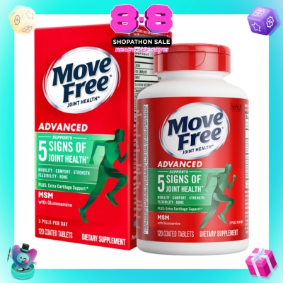 MOVE FREE - Advanced Plus Msm + Glucosamine And Chondroitin 120s