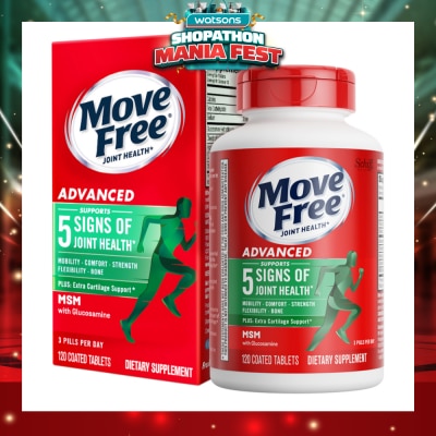 MOVE FREE - Advanced Plus Msm + Glucosamine And Chondroitin 120s