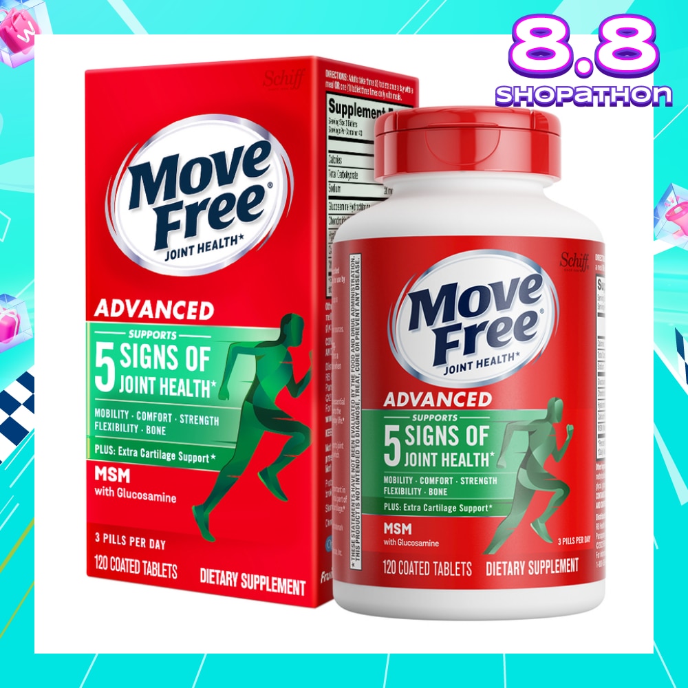 Advanced Plus Msm + Glucosamine And Chondroitin (Support Joint Mobility, Comfort, Strength, Flexibility And Lubrication) 120s