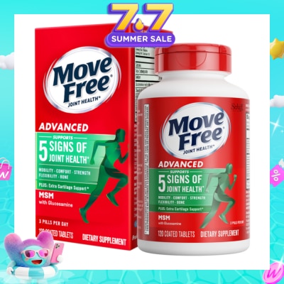 MOVE FREE - Advanced Plus Msm + Glucosamine And Chondroitin 120s