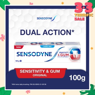 SENSODYNE Sensitive Teeth Oral Care Toothpaste Sensitivity and Gum (Dental Sensitivity Relief) 100g