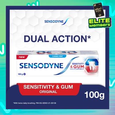 SENSODYNE Sensitive Teeth Oral Care Toothpaste Sensitivity and Gum (Dental Sensitivity Relief) 100g