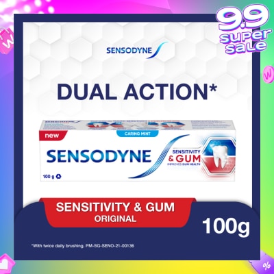 SENSODYNE Sensitive Teeth Oral Care Toothpaste Sensitivity and Gum (Dental Sensitivity Relief) 100g