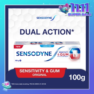 SENSODYNE Sensitive Teeth Oral Care Toothpaste Sensitivity and Gum (Dental Sensitivity Relief) 100g