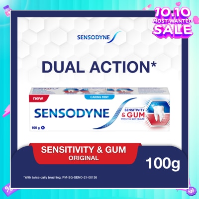 SENSODYNE Sensitive Teeth Oral Care Toothpaste Sensitivity and Gum (Dental Sensitivity Relief) 100g