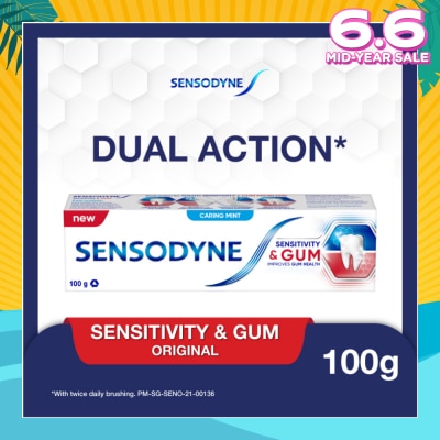 SENSODYNE Sensitive Teeth Oral Care Toothpaste Sensitivity and Gum (Dental Sensitivity Relief) 100g