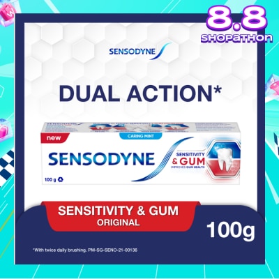 SENSODYNE Sensitive Teeth Oral Care Toothpaste Sensitivity and Gum (Dental Sensitivity Relief) 100g