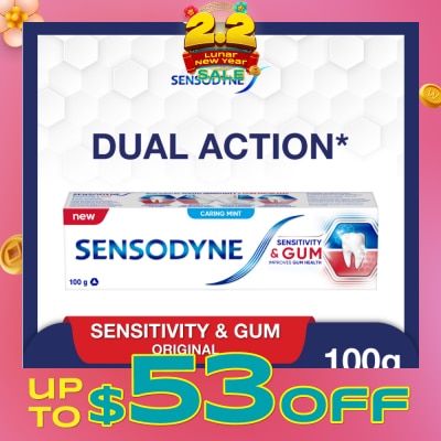 SENSODYNE Sensitive Teeth Oral Care Toothpaste Sensitivity and Gum (Dental Sensitivity Relief) 100g