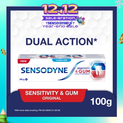 SENSODYNE Sensitive Teeth Oral Care Toothpaste Sensitivity and Gum (Dental Sensitivity Relief) 100g