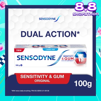 SENSODYNE Sensitive Teeth Oral Care Toothpaste Sensitivity and Gum (Dental Sensitivity Relief) 100g