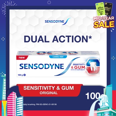 SENSODYNE Sensitive Teeth Oral Care Toothpaste Sensitivity and Gum (Dental Sensitivity Relief) 100g