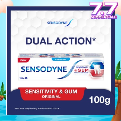 SENSODYNE Sensitive Teeth Oral Care Toothpaste Sensitivity and Gum (Dental Sensitivity Relief) 100g