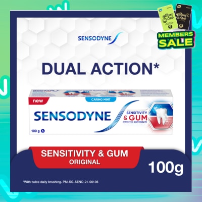 SENSODYNE Sensitive Teeth Oral Care Toothpaste Sensitivity and Gum (Dental Sensitivity Relief) 100g