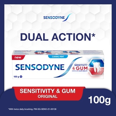 SENSODYNE Sensitive Teeth Oral Care Toothpaste Sensitivity and Gum (Dental Sensitivity Relief) 100g