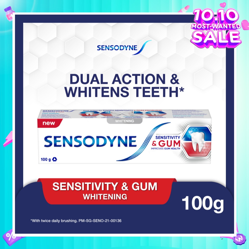 Sensitive Teeth Oral Care Toothpaste Sensitivity and Gum Whitening (Dental Sensitivity Relief) 100g