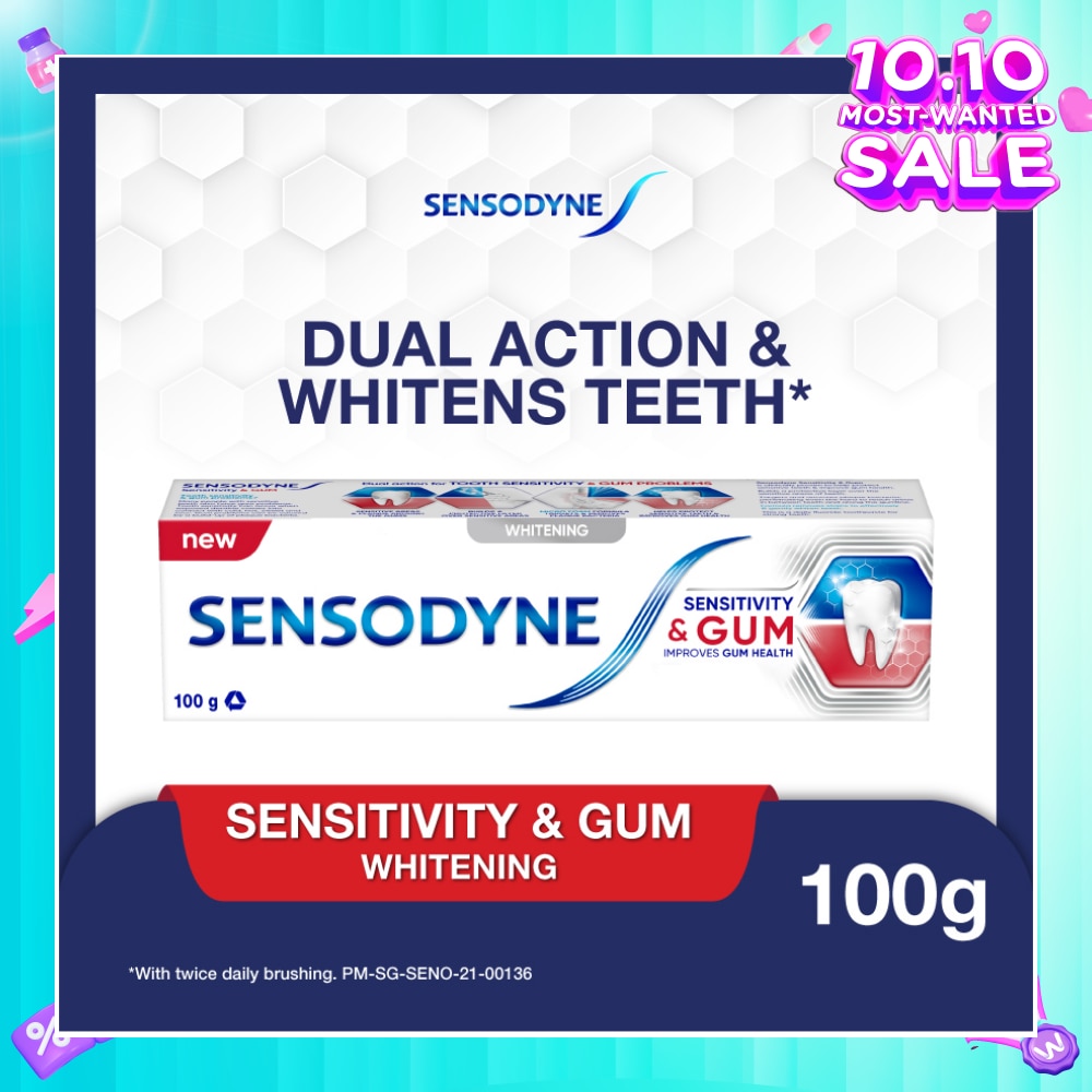 Sensitive Teeth Oral Care Toothpaste Sensitivity and Gum Whitening (Dental Sensitivity Relief) 100g