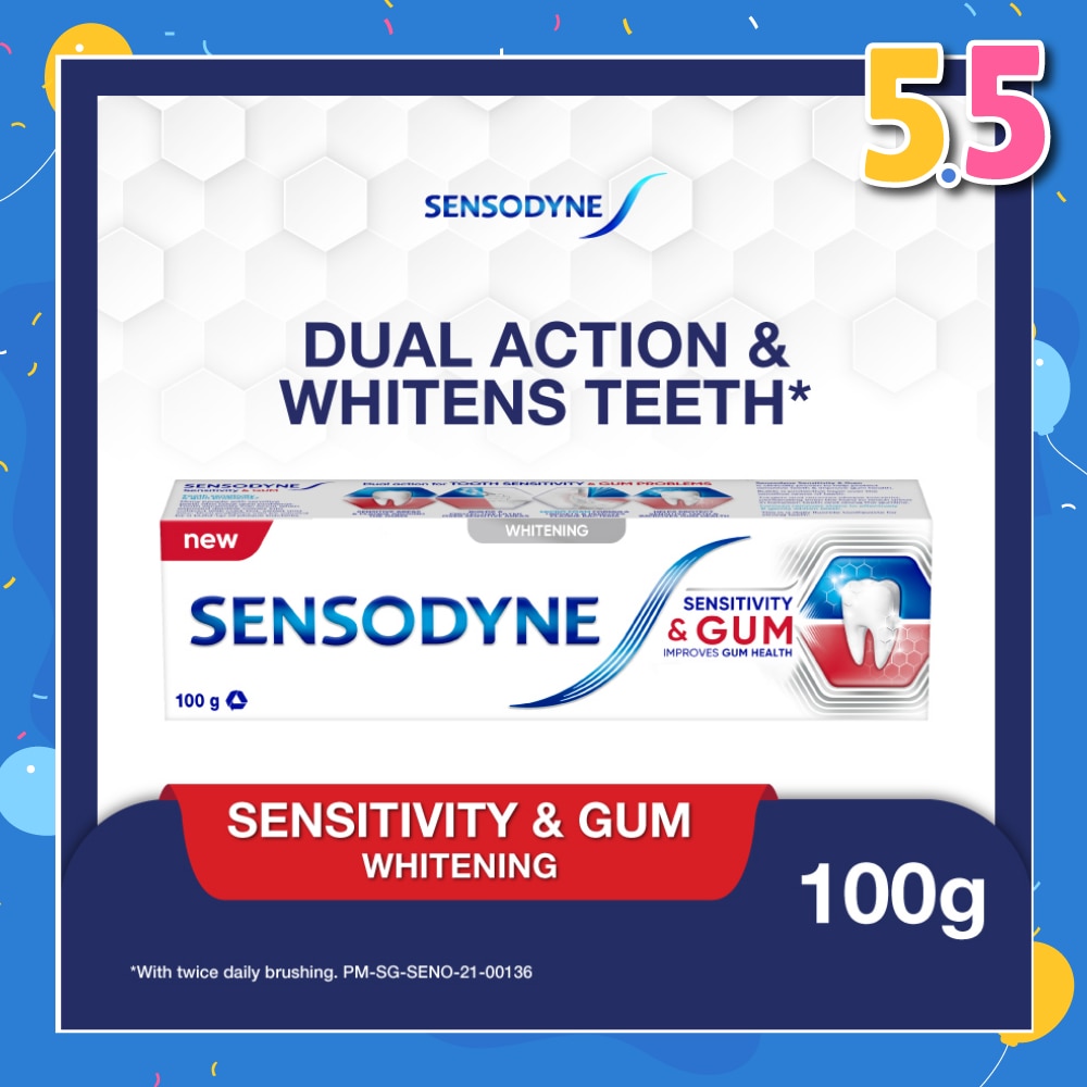 Sensitive Teeth Oral Care Toothpaste Sensitivity and Gum Whitening (Dental Sensitivity Relief) 100g
