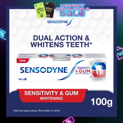 SENSODYNE Sensitive Teeth Oral Care Toothpaste Sensitivity and Gum Whitening (Dental Sensitivity Relief) 100g