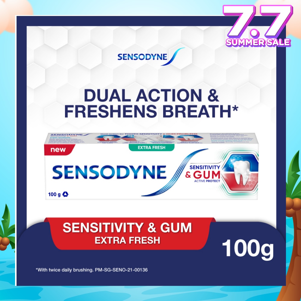 Sensitive Teeth Oral Care Toothpaste Sensitivity and Gum Extra Fresh (Dental Sensitivity Relief) 100g