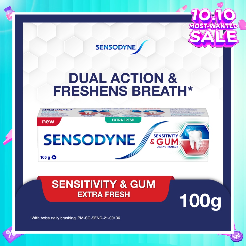 Sensitive Teeth Oral Care Toothpaste Sensitivity and Gum Extra Fresh (Dental Sensitivity Relief) 100g