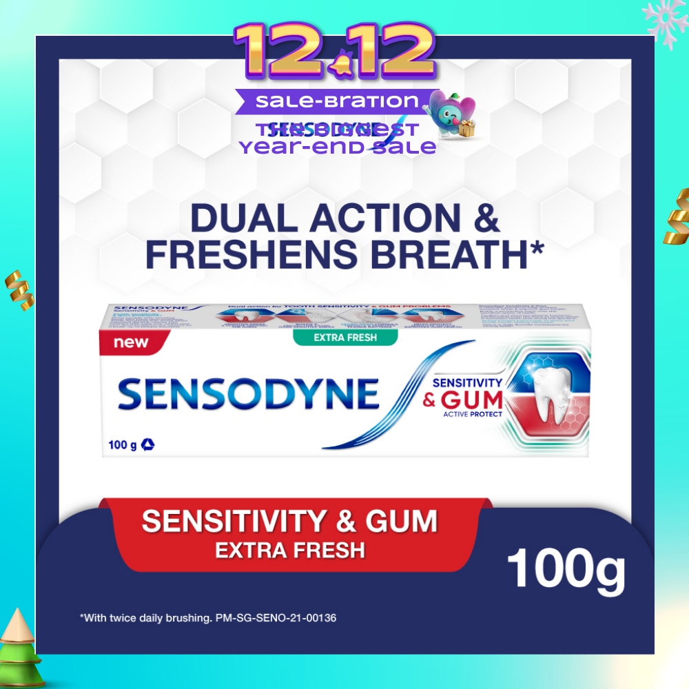 Sensitive Teeth Oral Care Toothpaste Sensitivity and Gum Extra Fresh (Dental Sensitivity Relief) 100g