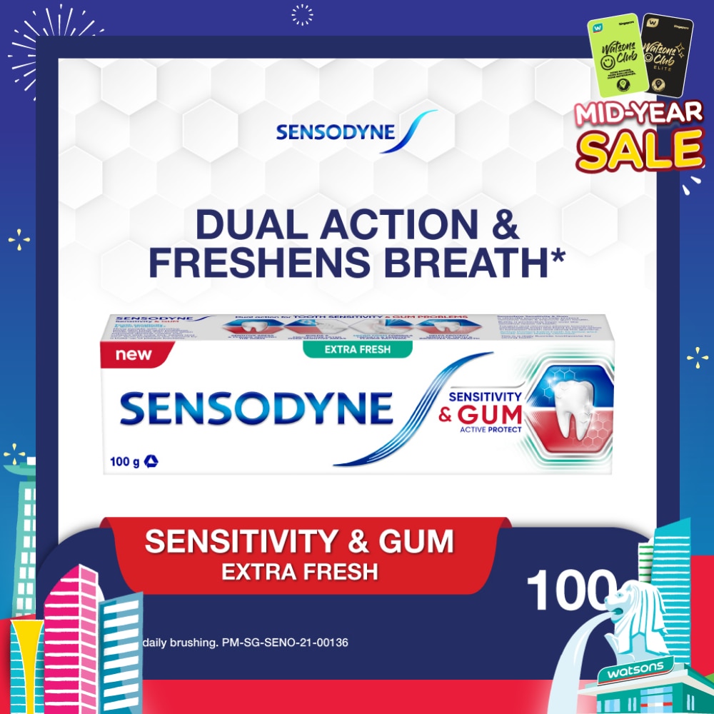 Sensitive Teeth Oral Care Toothpaste Sensitivity and Gum Extra Fresh (Dental Sensitivity Relief) 100g