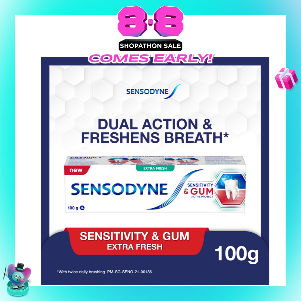 Sensitive Teeth Oral Care Toothpaste Sensitivity and Gum Extra Fresh (Dental Sensitivity Relief) 100g