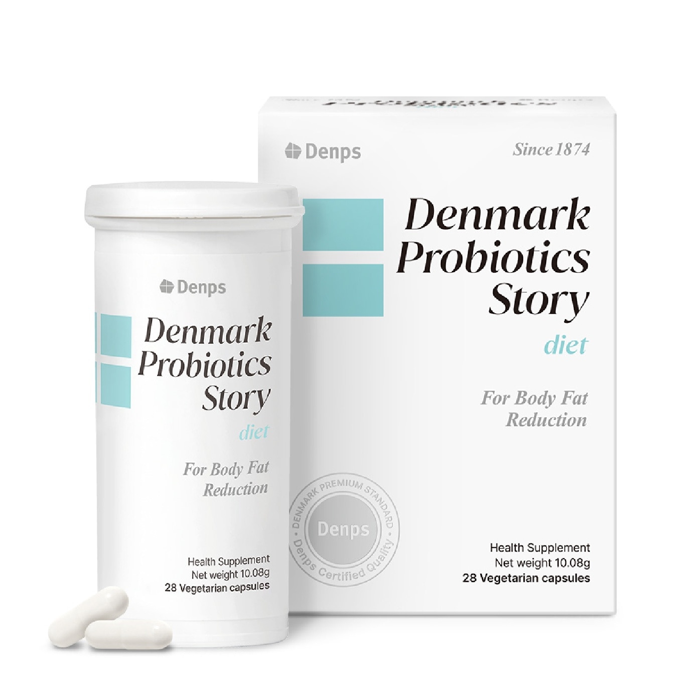 Denmark Probiotics Story Diet For Body Fat Reduction Vegetarian Capsule 28s (Expiry: Aug`2026)