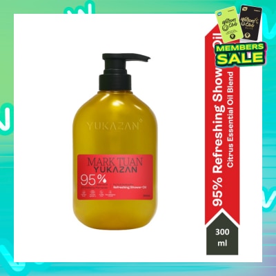 YUKAZAN Mark Tuan 95% Refreshing Citrus Shower Oil (To Improve Rough & Dry Skin) 300ml