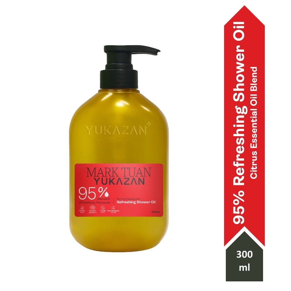 Mark Tuan 95% Refreshing Citrus Shower Oil (To Improve Rough & Dry Skin) 300ml