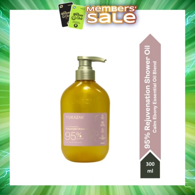 YUKAZAN - 95% Rejuvenation Calm Ebony Shower Oil (To Improve Rough & Dry Skin) 300ml