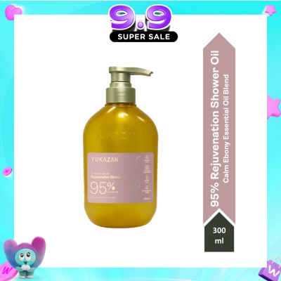YUKAZAN - 95% Rejuvenation Calm Ebony Shower Oil (To Improve Rough & Dry Skin) 300ml&nbsp;(Expiry: May`2027) image