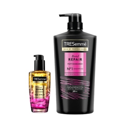 TRESEMME Hairfall Shampoo 670ml + Bond Repair Serum Bundle Set 1s