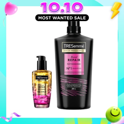 TRESEMME Hairfall Shampoo 670ml + Bond Repair Serum Bundle Set 1s image