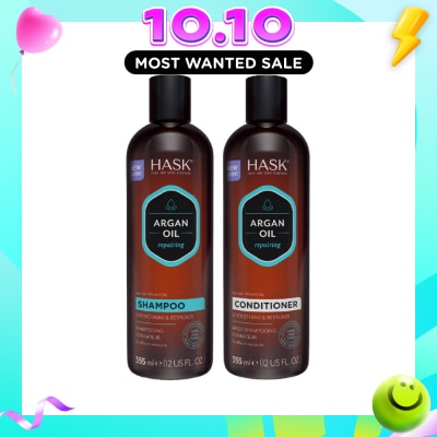 HASK Argan Oil Repair Shampoo & Conditioner Bundle Set 1s image