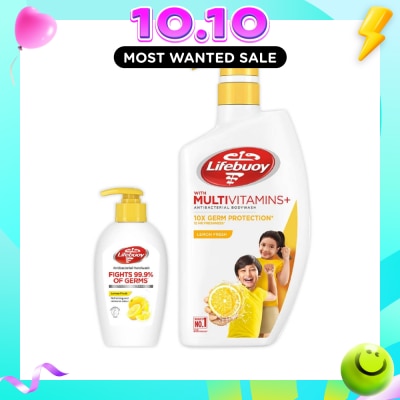 LIFEBUOY Refresh & Protect Body + Hand Wash Bundle Set 1s image