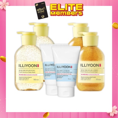 ILLIYOON Cream & Body Wash Bundle Set 1s
