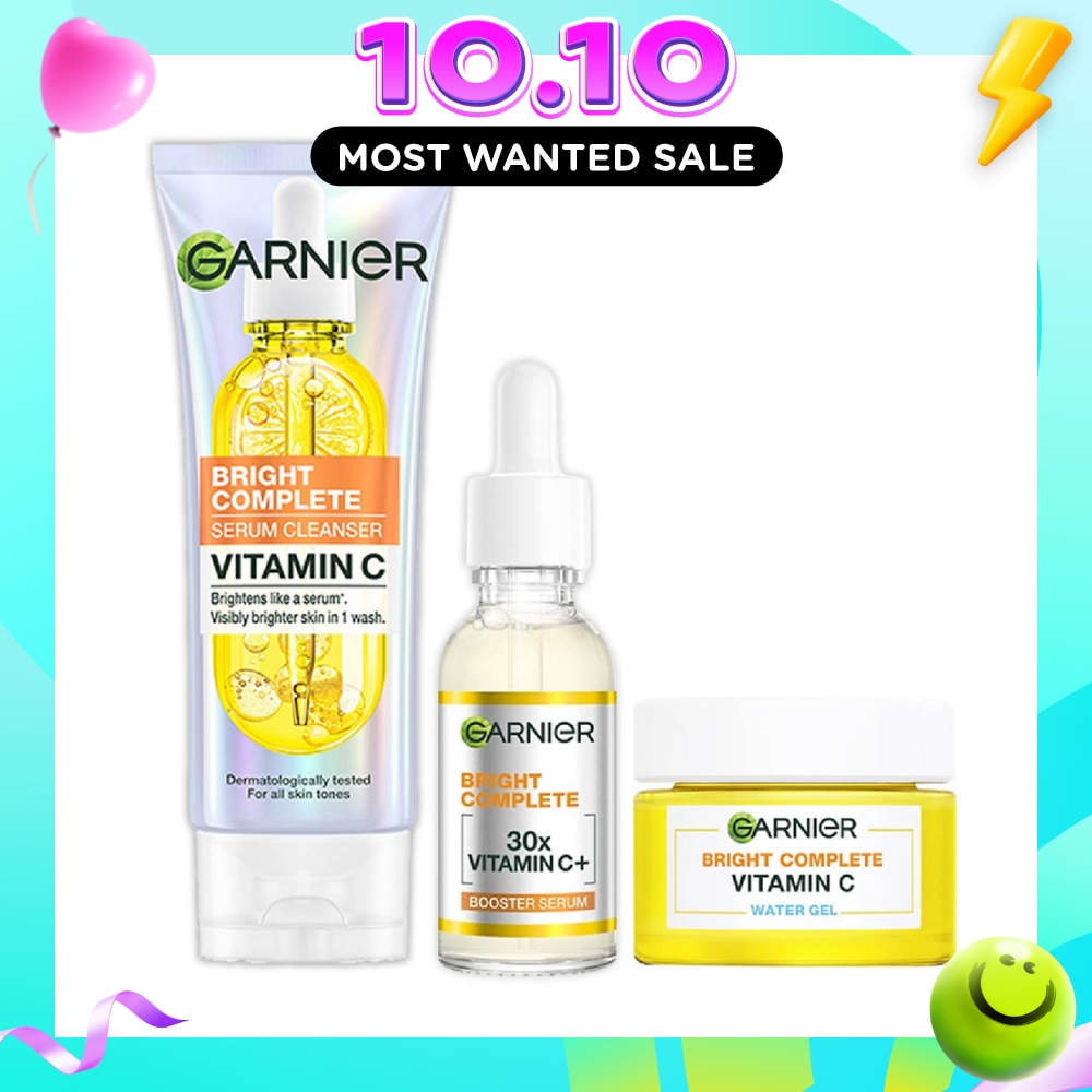 Bright Complete Vitamin C Water Gel & Cleanser + Serum Bundle Set 1s image