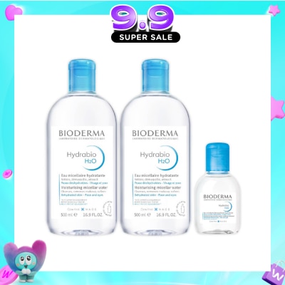 BIODERMA - Hydrabio H2O Moisturising Micellar Water Bundle Set 1s image