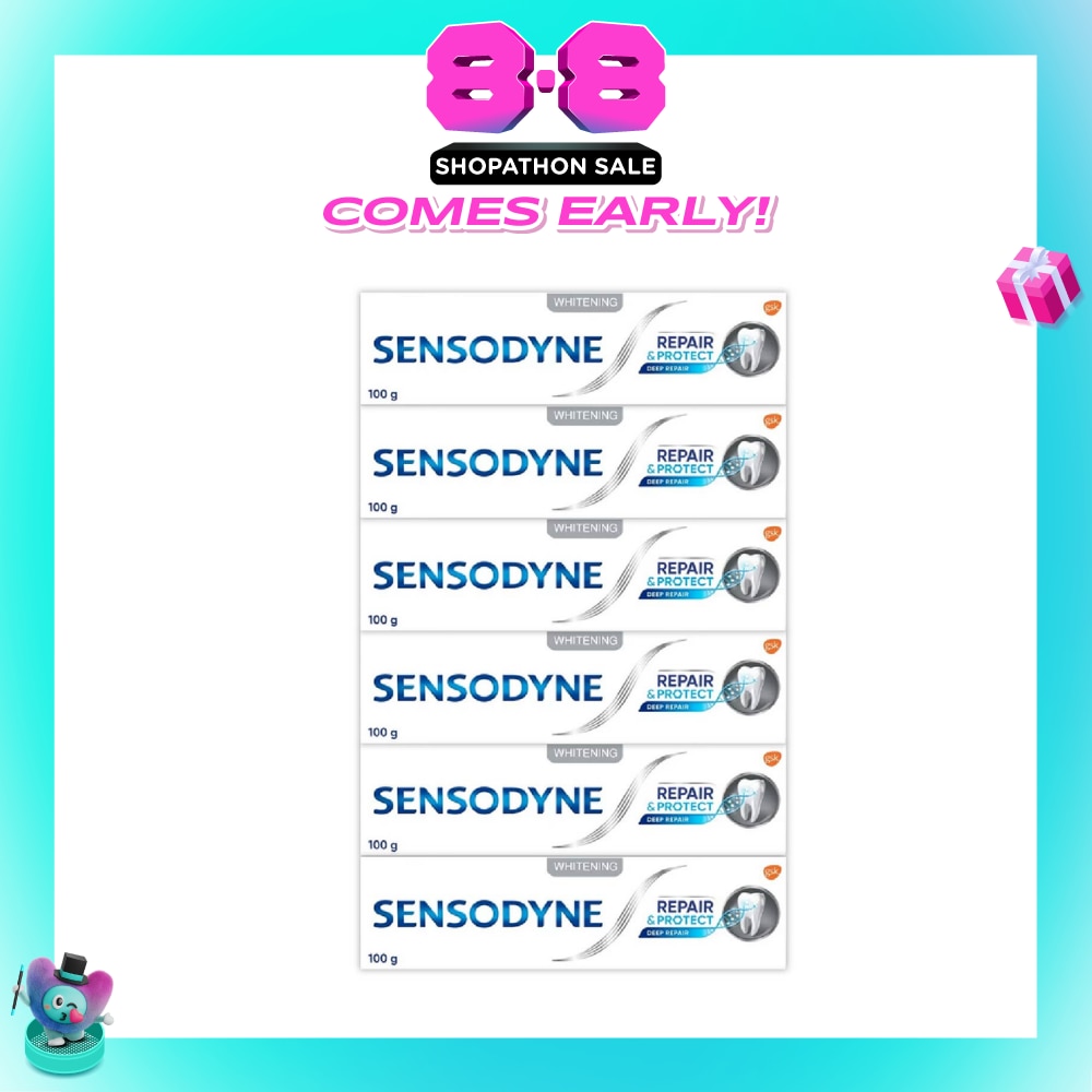 Sensitive Teeth Oral Care Toothpaste Deep Repair & Protect Whitening (Dental Sensitivity Relief) Bundle Set 1s