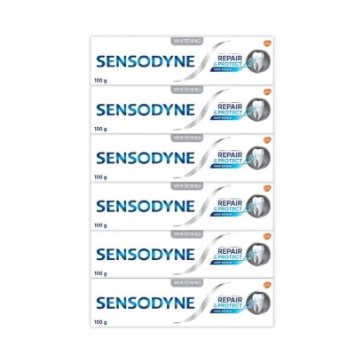 SENSODYNE Sensitive Teeth Oral Care Toothpaste Deep Repair & Protect Whitening (Dental Sensitivity Relief) Bundle Set 1s