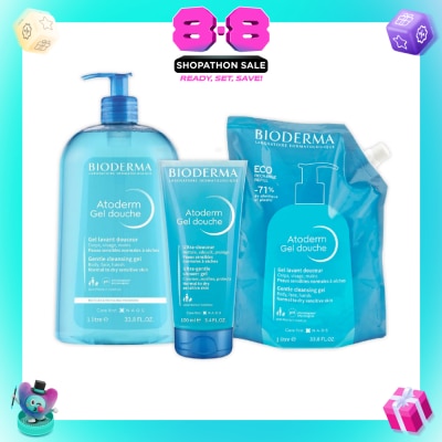 BIODERMA - Atoderm Gel Douche Bundle Set 1s