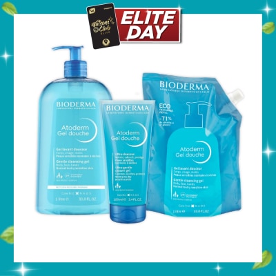 BIODERMA Atoderm Gel Douche Bundle Set 1s image