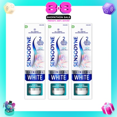 SENSODYNE - Clinical White Enamel Strengthening Bundle Set 1s